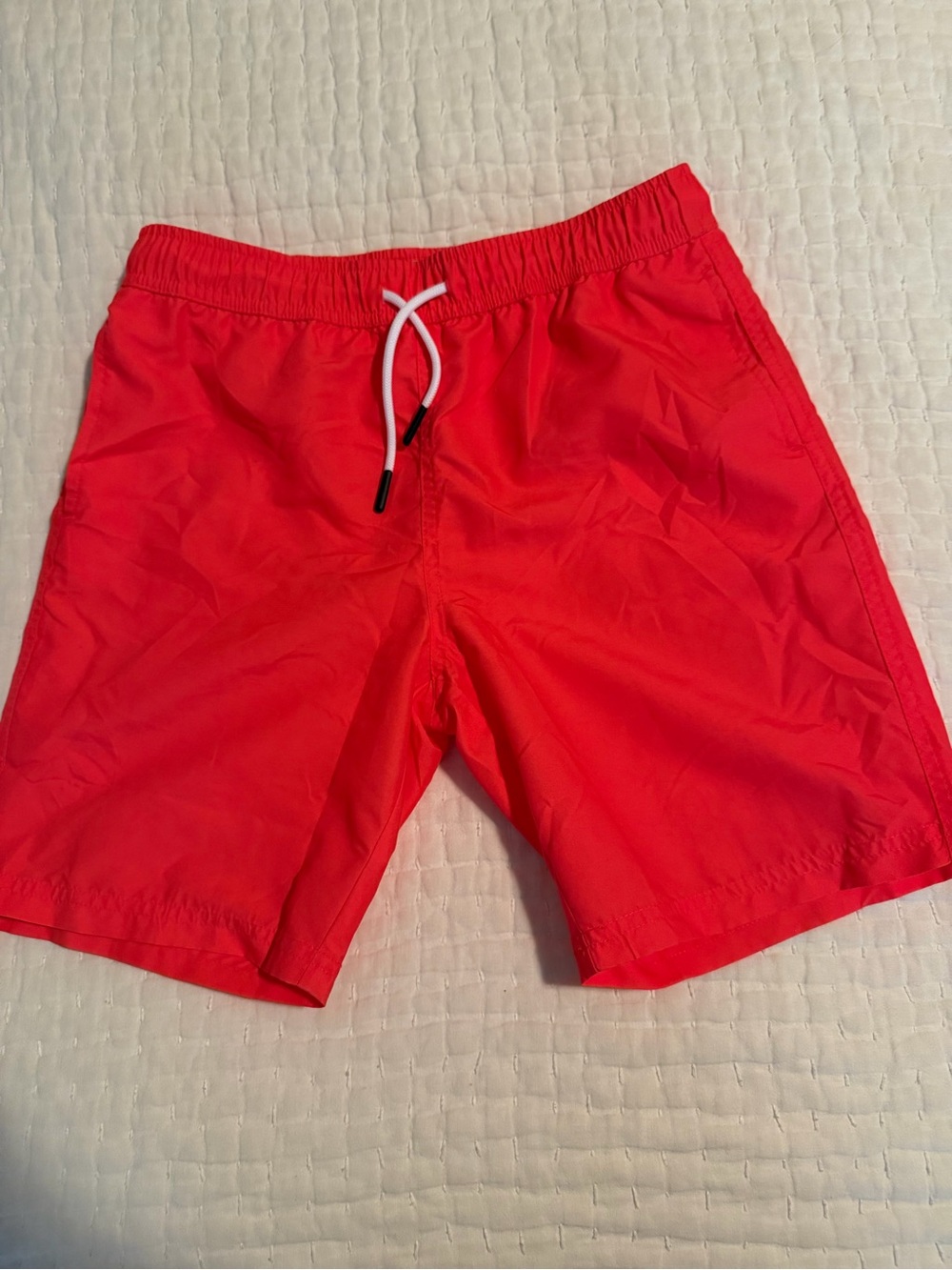 NWOT Boys Red Swim Trunks